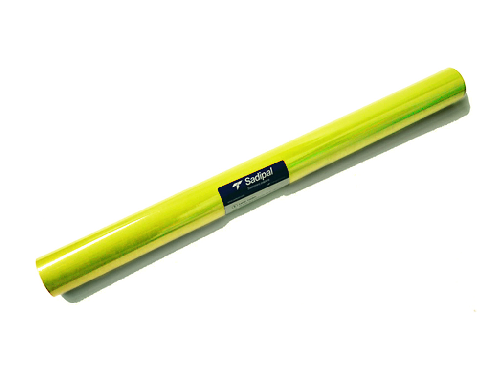PAPEL CHAROL AMARILLO ROLLO 25 HOJAS DE 50X65 CM