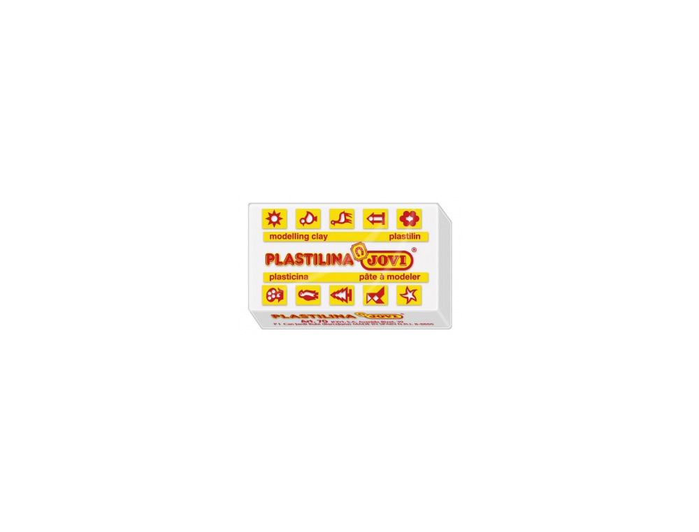 PLASTILINA JOVI 70 BLANCA UNIDAD TAMAÑO PEQUEÑO