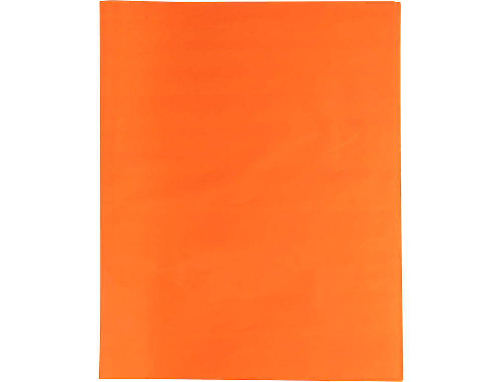 PAPEL SEDA LIDERPAPEL NARANJA 52X76 CM 18 GR PAQUETE DE 25 HOJAS