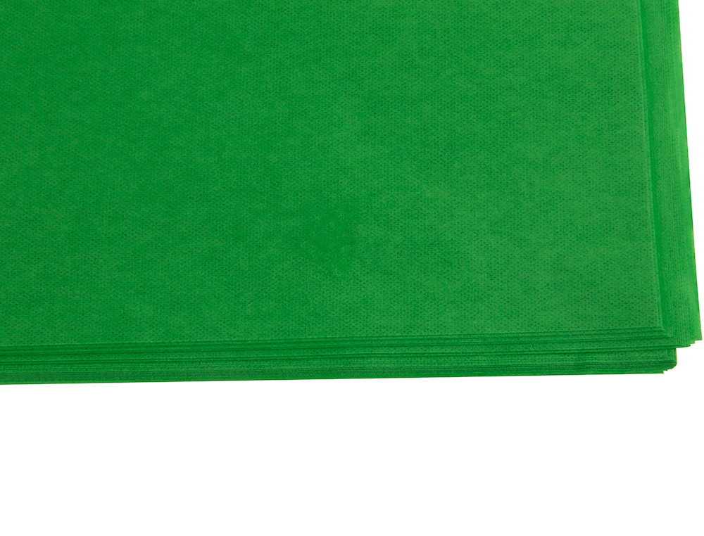PAPEL SEDA LIDERPAPEL VERDE MEDIO 52X76 CM 18 GR PAQUETE DE 25 HOJAS