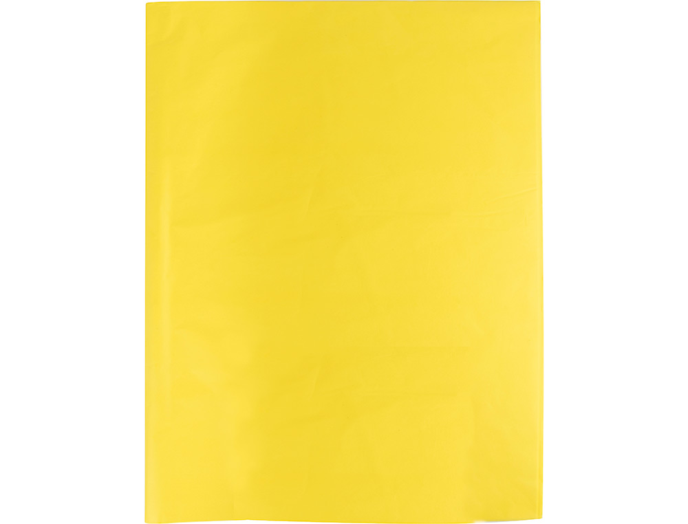 PAPEL SEDA LIDERPAPEL AMARILLO 52X76 CM 18 GR PAQUETE DE 25 HOJAS
