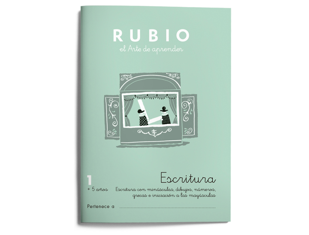 CUADERNO RUBIO CALIGRAFIA Nº 1