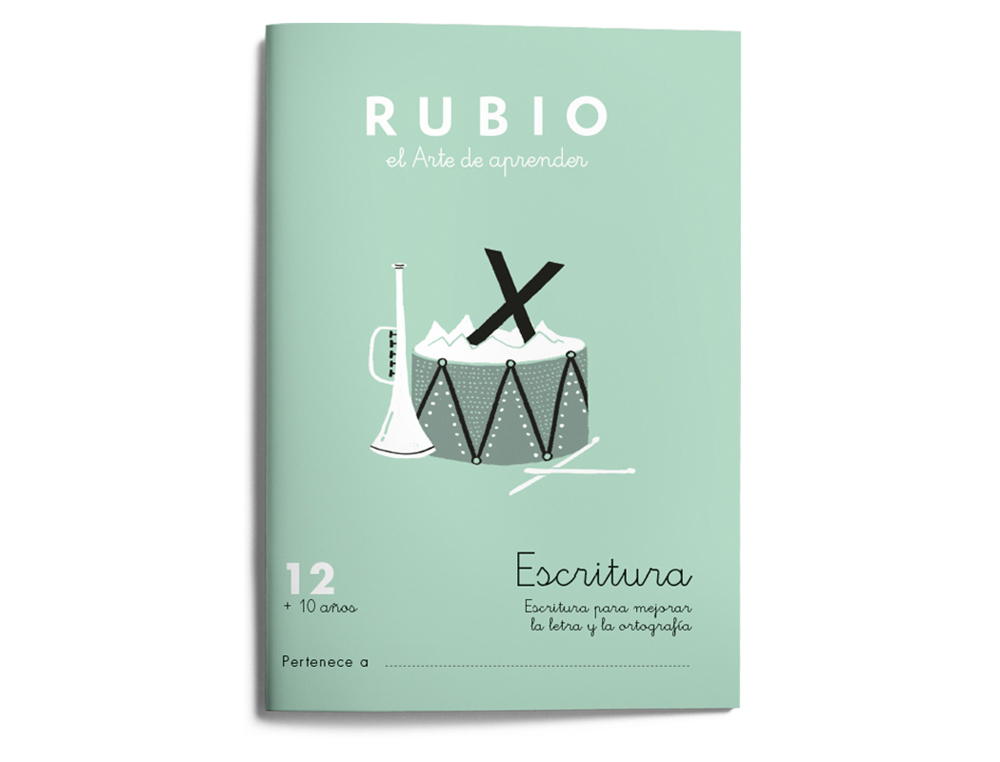 CUADERNO RUBIO CALIGRAFIA Nº 12