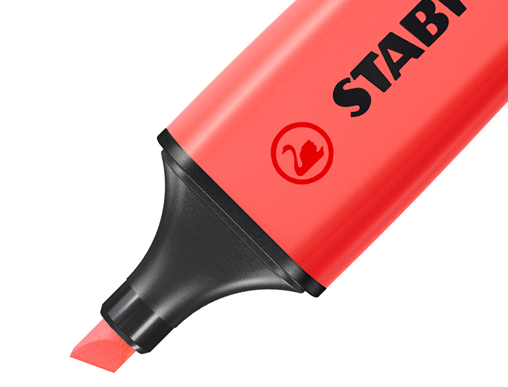 ROTULADOR STABILO BOSS FLUORESCENTE 70 ROJO