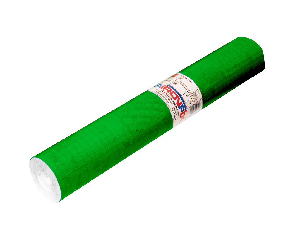 ROLLO ADHESIVO AIRONFIX UNICOLOR VERDE BRILLO 67047 ROLLO DE 20 MT