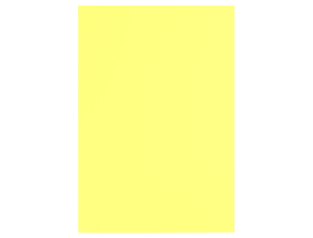 CARTULINA LIDERPAPEL A4 180G/M2 AMARILLO PAQUETE DE 100 HOJAS