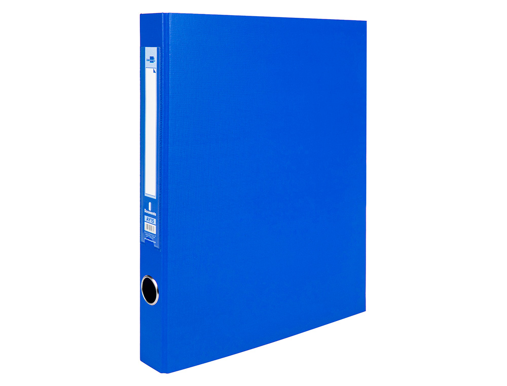 MODULO LIDERPAPEL 4 ARCHIVADORES FOLIO 2 ANILLAS MIXTAS 25MM AZUL