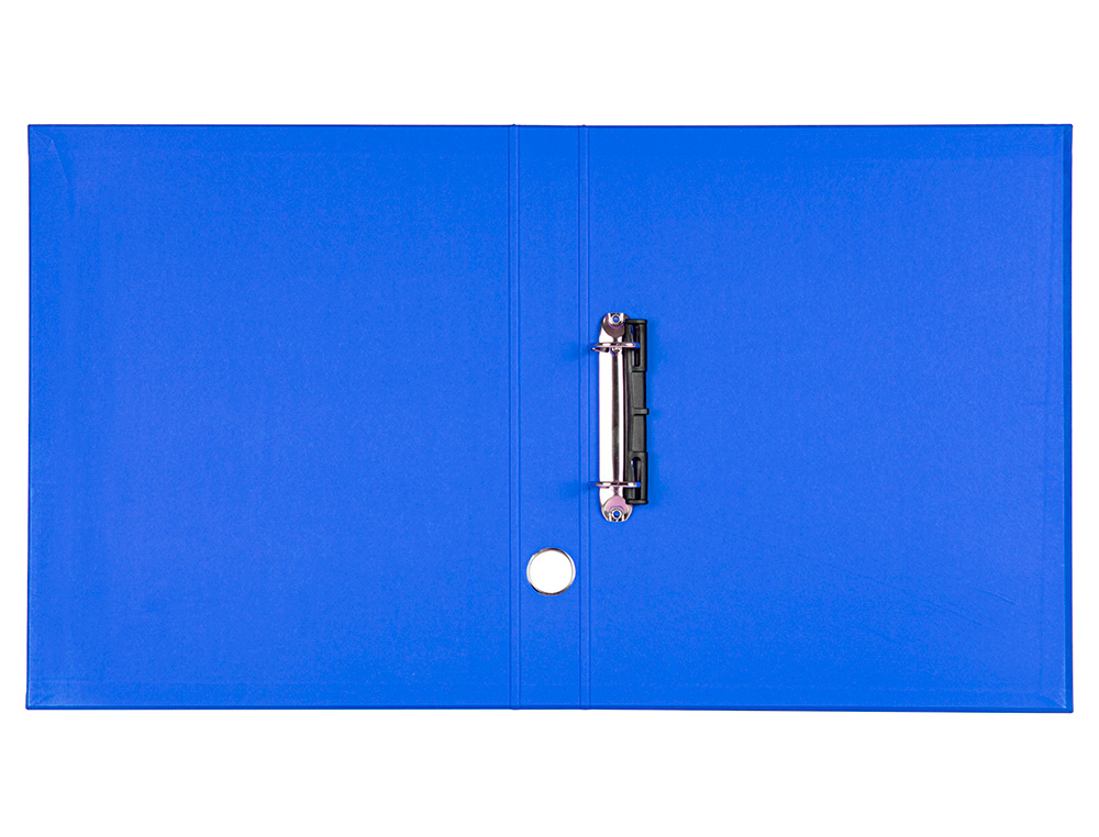 MODULO LIDERPAPEL 4 ARCHIVADORES FOLIO 2 ANILLAS MIXTAS 25MM AZUL