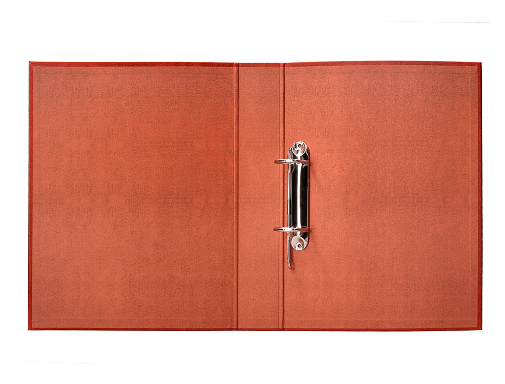 CARPETA DE 2 ANILLAS 40MM MIXTAS LIDERPAPEL FOLIO CARTON CUERO FORRADO COMPRESOR PLASTICO