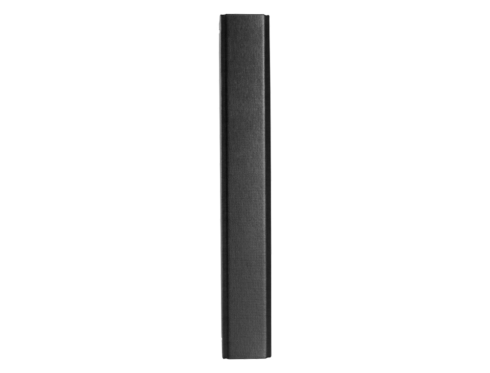 CARPETA PROYECTOS LIDERPAPEL FOLIO LOMO 50MM CARTON FORRADONEGRA