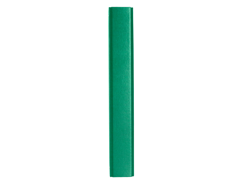 CARPETA PROYECTOS LIDERPAPEL FOLIO LOMO 50MM CARTON FORRADOVERDE