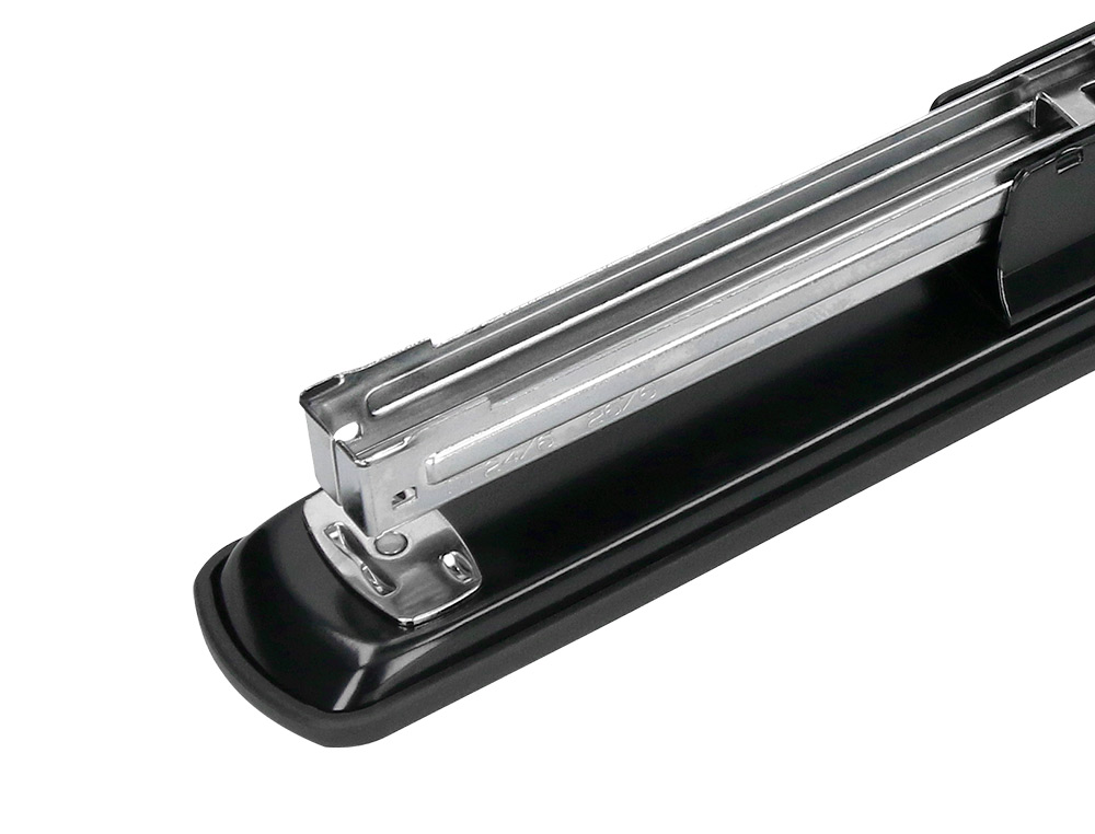 GRAPADORA Q-CONNECT KF01231 METALICA NEGRA CAPACIDAD 20 HOJAS