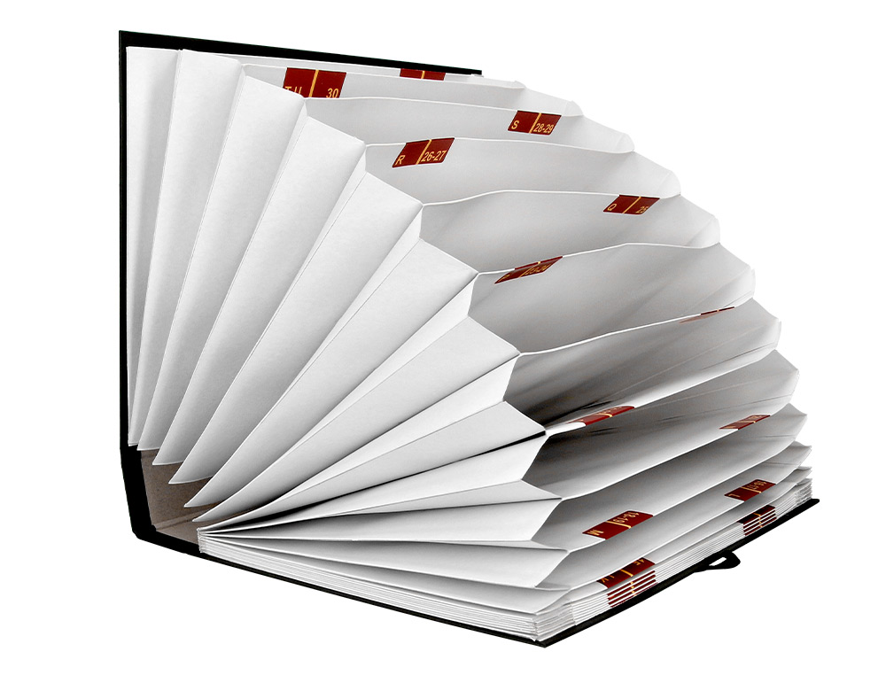 CARPETA FUELLE LIDERPAPEL FOLIO CARTON FORRADO NEGRA