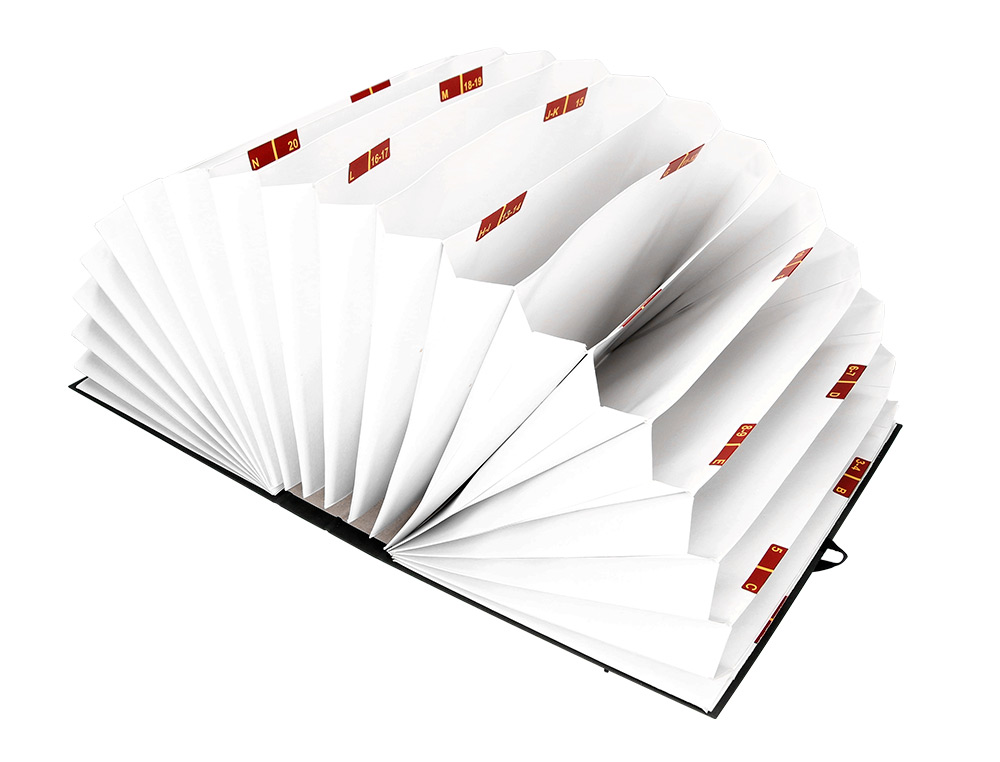 CARPETA FUELLE LIDERPAPEL FOLIO CARTON FORRADO NEGRA