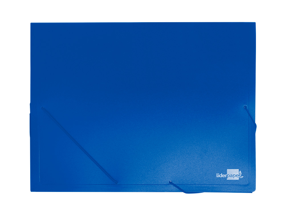 CARPETA LIDERPAPEL PORTADOCUMENTOS 36902 POLIPROPILENO DIN A4 AZUL LOMO 50 MM