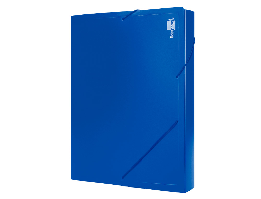 CARPETA LIDERPAPEL PORTADOCUMENTOS 36902 POLIPROPILENO DIN A4 AZUL LOMO 50 MM