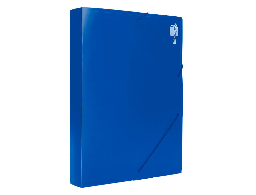 CARPETA LIDERPAPEL PORTADOCUMENTOS 36902 POLIPROPILENO DIN A4 AZUL LOMO 50 MM