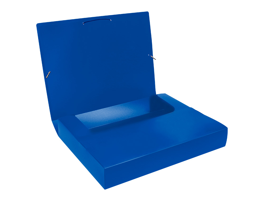 CARPETA LIDERPAPEL PORTADOCUMENTOS 36902 POLIPROPILENO DIN A4 AZUL LOMO 50 MM