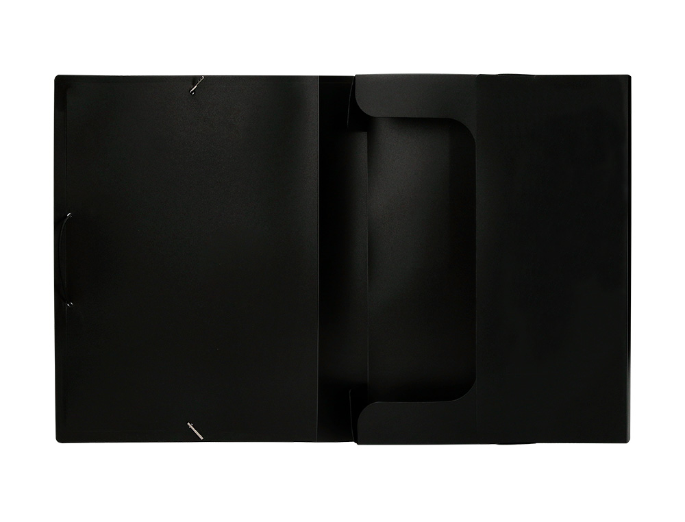 CARPETA LIDERPAPEL PORTADOCUMENTOS 36905 POLIPROPILENO DIN A4 NEGRA LOMO 50 MM