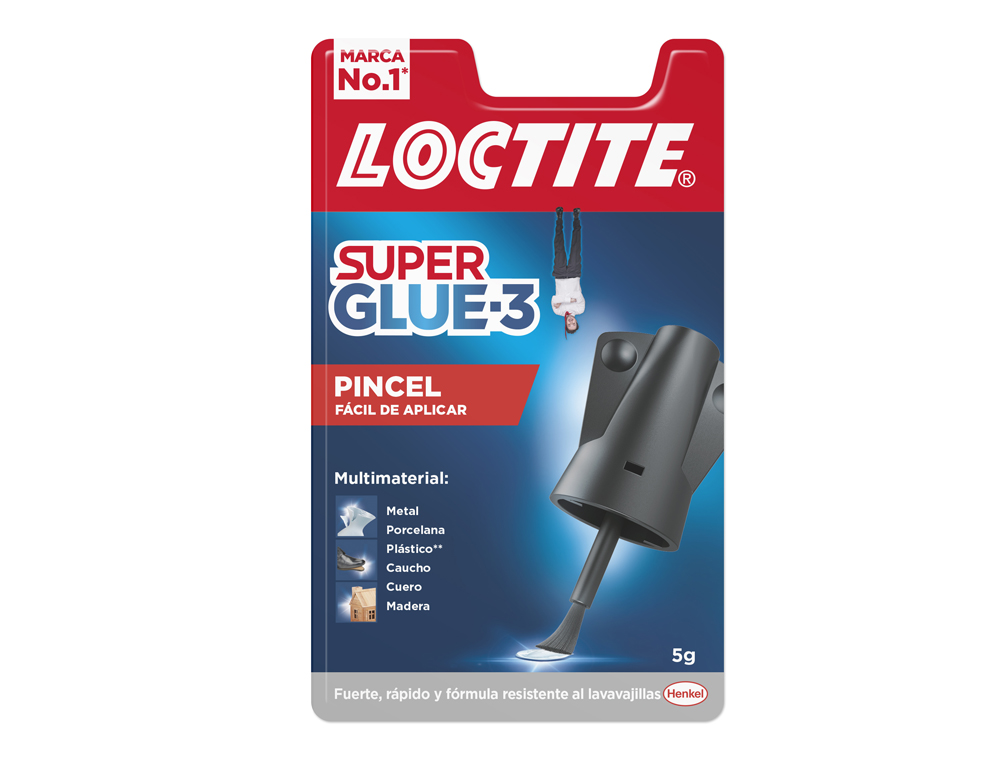 PEGAMENTO LOCTITE 5 GR APLICADOR DE PINCEL ADHESIVO INSTANTANEO