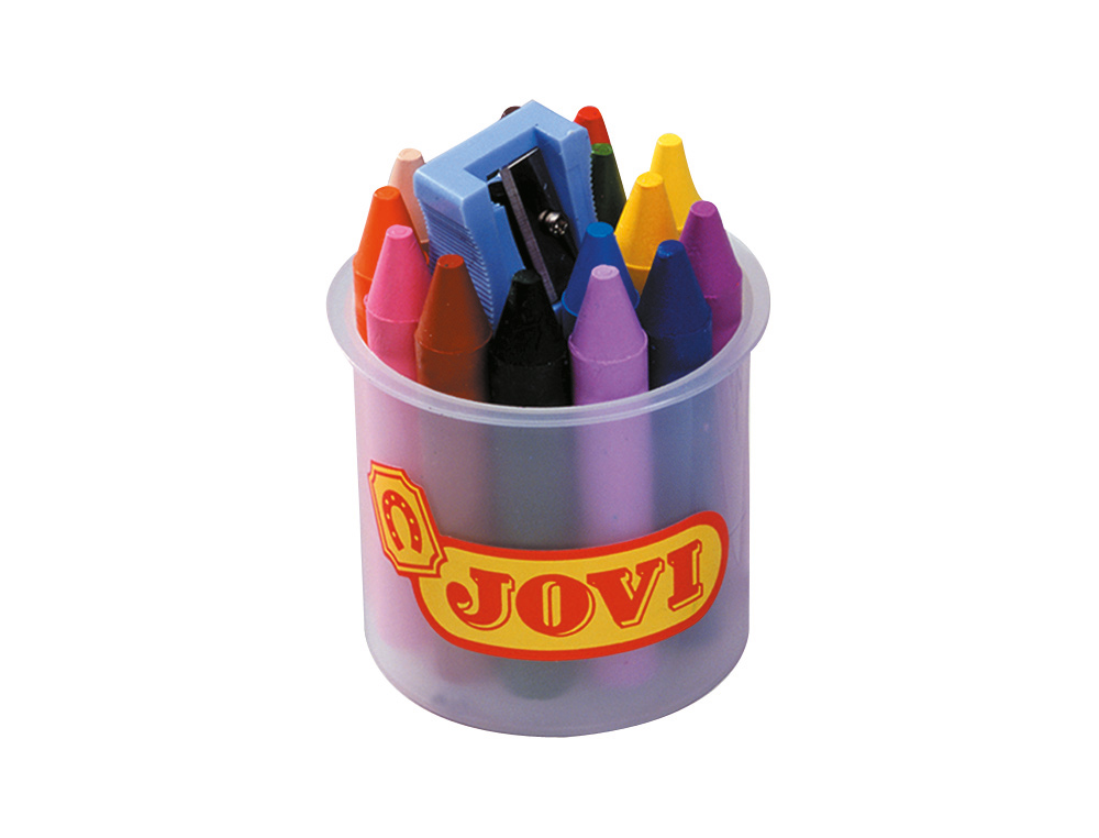 LAPICES CERA JOVICOLOR BOTE DE 16 UNIDADES COLORES SURTIDOS