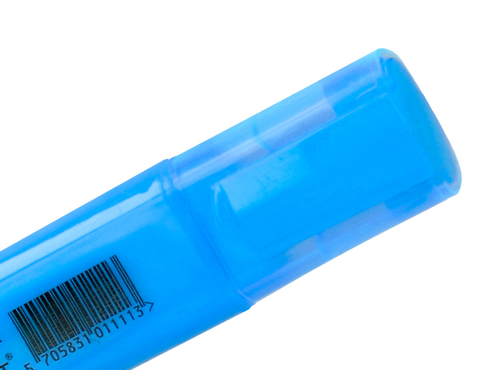 ROTULADOR Q-CONNECT FLUORESCENTE AZUL PUNTA BISELADA
