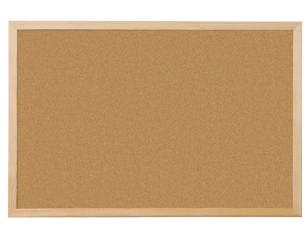 PIZARRA CORCHO Q-CONNECT 120X90 CM MARCO DE MADERA