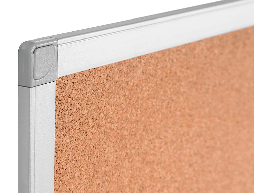 PIZARRA CORCHO Q-CONNECT MARCO DE ALUMINIO 90X60 CM