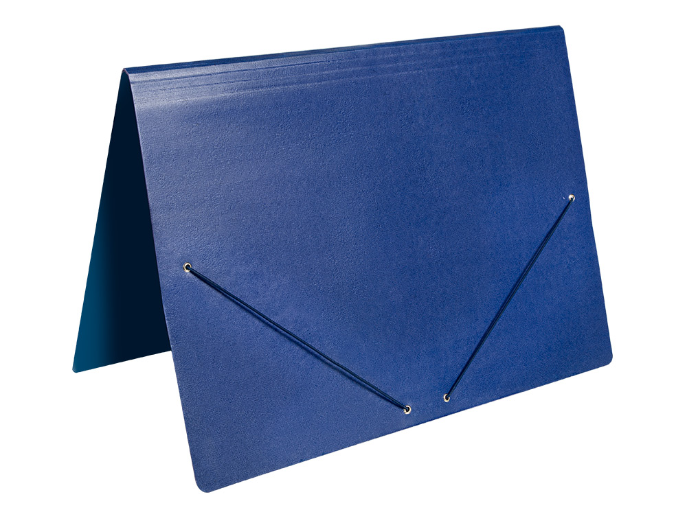 CARPETA PLANOS LIDERPAPEL A2 CARTON GOFRADO N 12 AZUL