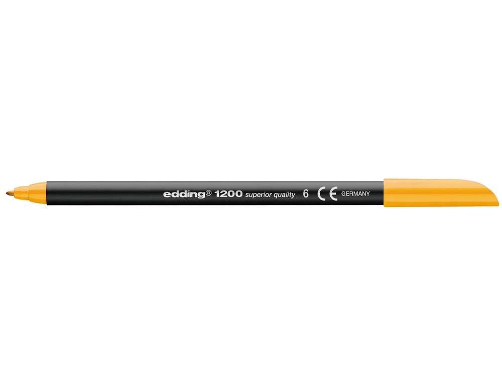 ROTULADOR EDDING PUNTA FIBRA 1200 NARANJA CLARO N.16 PUNTA REDONDA 0.5 MM
