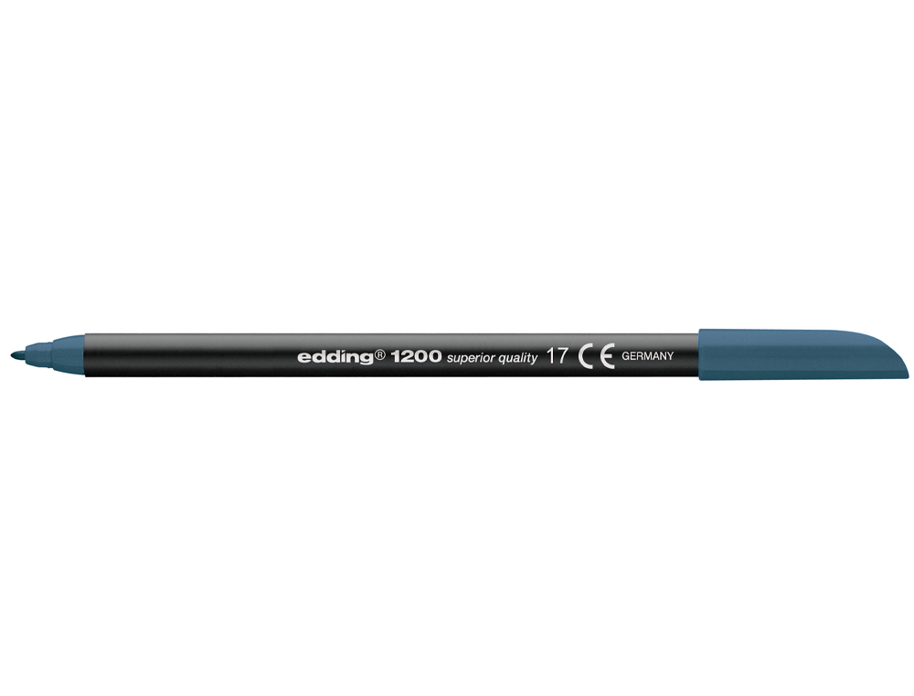 ROTULADOR EDDING PUNTA FIBRA 1200 AZUL ACERO N.17 PUNTA REDONDA 0.5 MM
