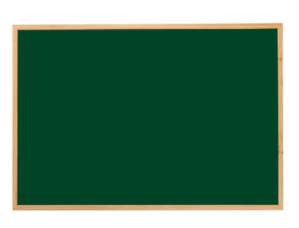 PIZARRA VERDE Q-CONNECT MARCO DE MADERA 120X90 CM SIN REPISA