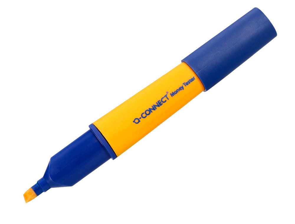 ROTULADOR Q-CONNECT MONEY TESTER DETECTOR DE BILLETES FALSOS