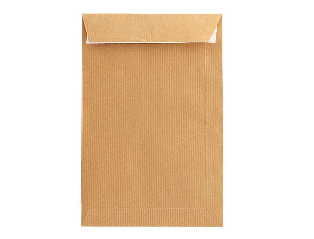 SOBRE LIDERPAPEL K-36 BOLSA KRAFT 370X450 MM CAJA DE 100 UNIDADES