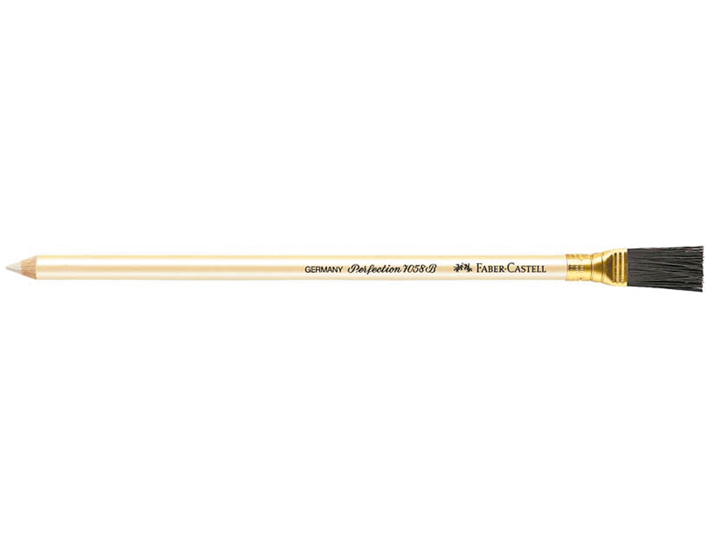 LAPIZ FABER CASTELL MINA DE GOMA CON ESCOBILLA UNIDAD