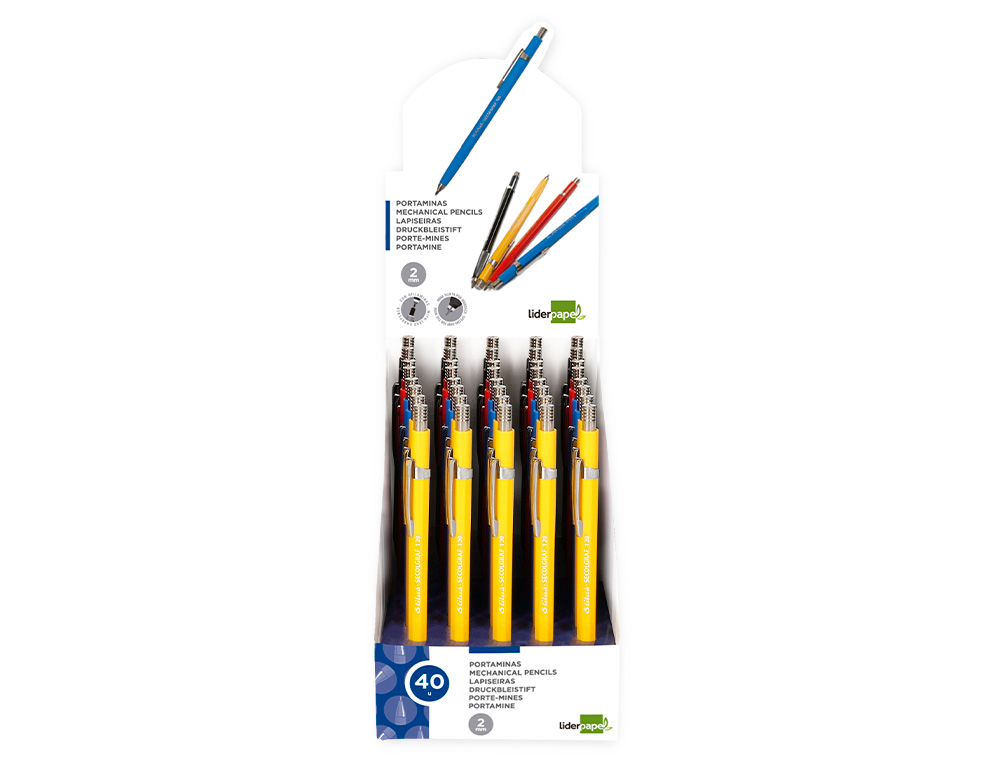 PORTAMINAS LIDERPAPEL GRAFO 2 MM UNIDAD