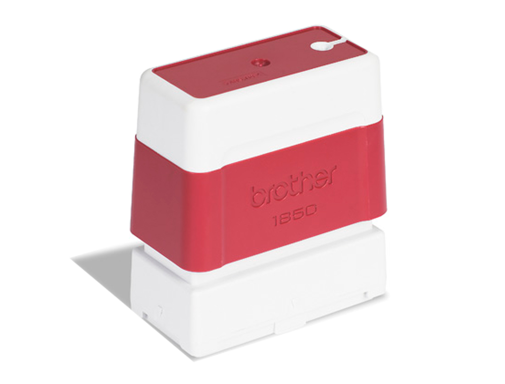 SELLO AUTOMATICO BROTHER 18 MM X 50 MM ROJO