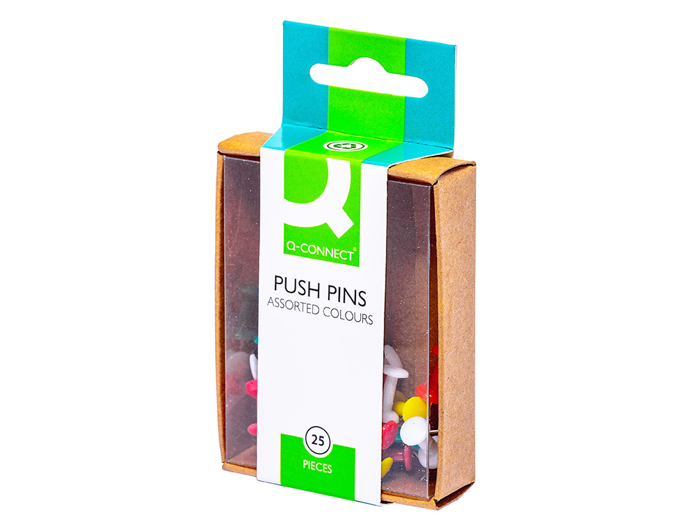 SEÑALIZADOR DE PLANOS Q-CONNECT CAJA DE 25 UNIDADES COLORES SURTIDOS