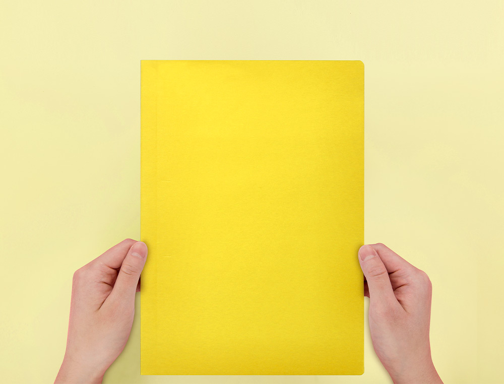 SUBCARPETA LIDERPAPEL FOLIO AMARILLO INTENSO 180G/M2