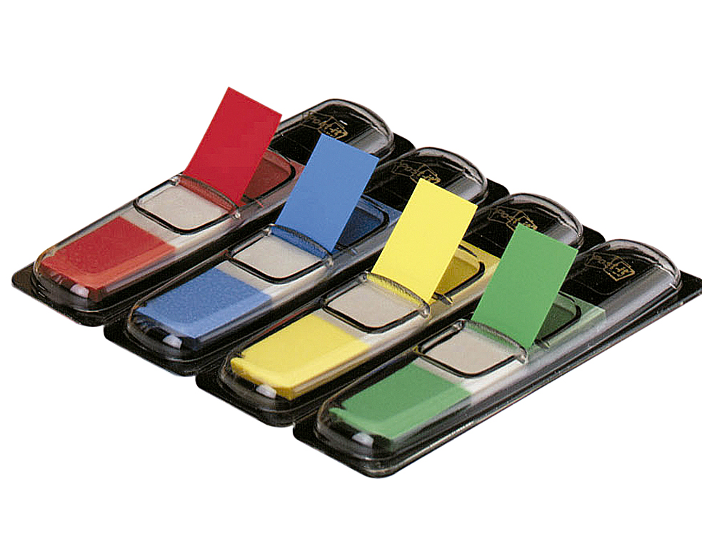 BANDERITAS SEPARADORAS 683-4 DISPENSADOR 4 COLORES