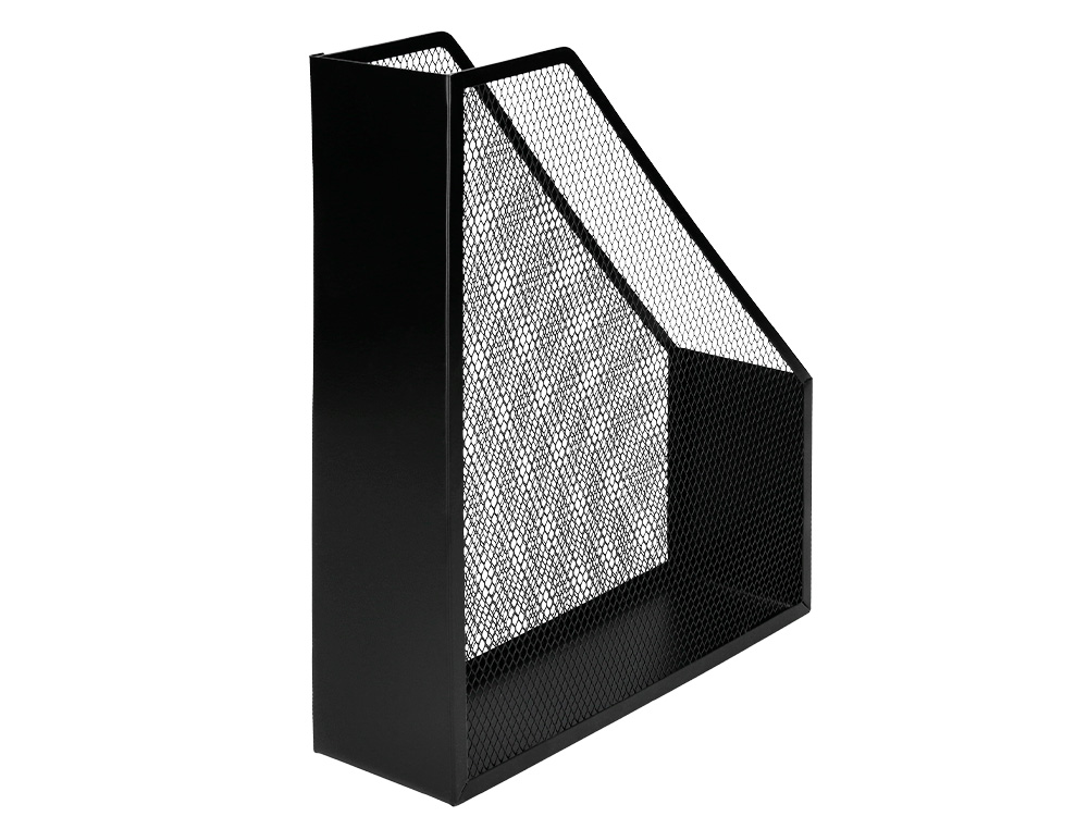 REVISTERO METALICO Q-CONNECT REJILLA NEGRO 79X289X250 MM