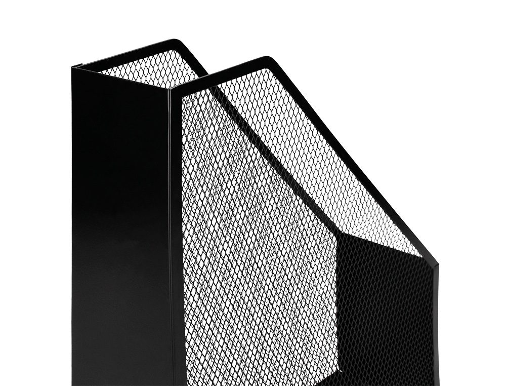 REVISTERO METALICO Q-CONNECT REJILLA NEGRO 79X289X250 MM