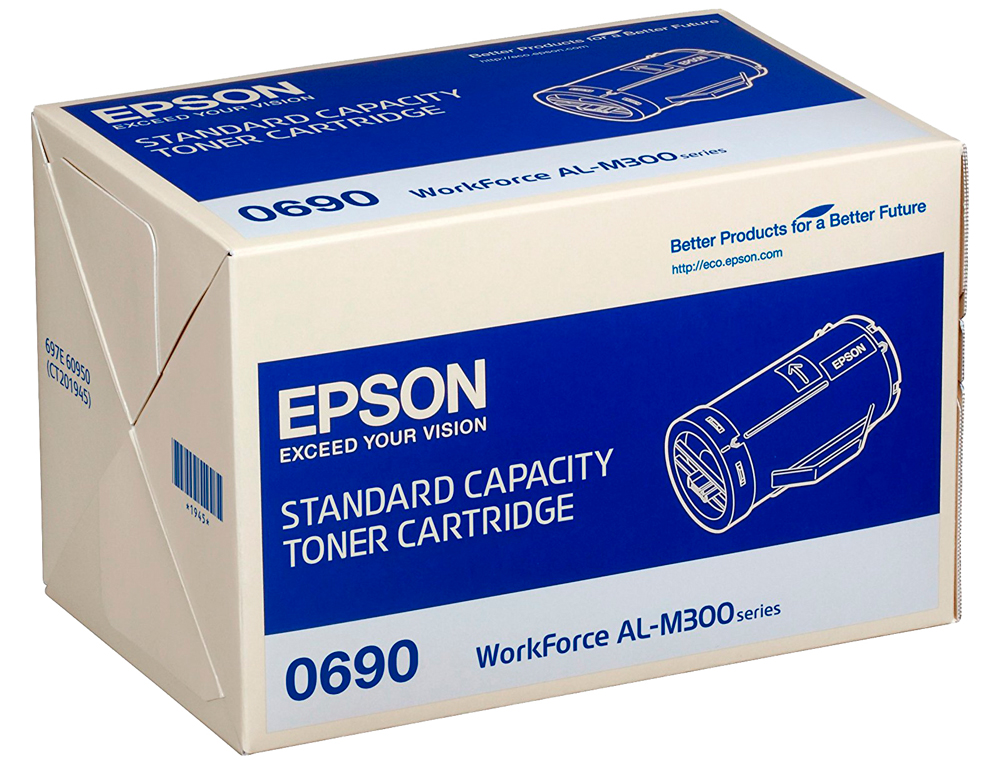TONER EPSON 0690 WORKFORCE AL-M300 / AL-MX300 NEGRO 2.700 PAG