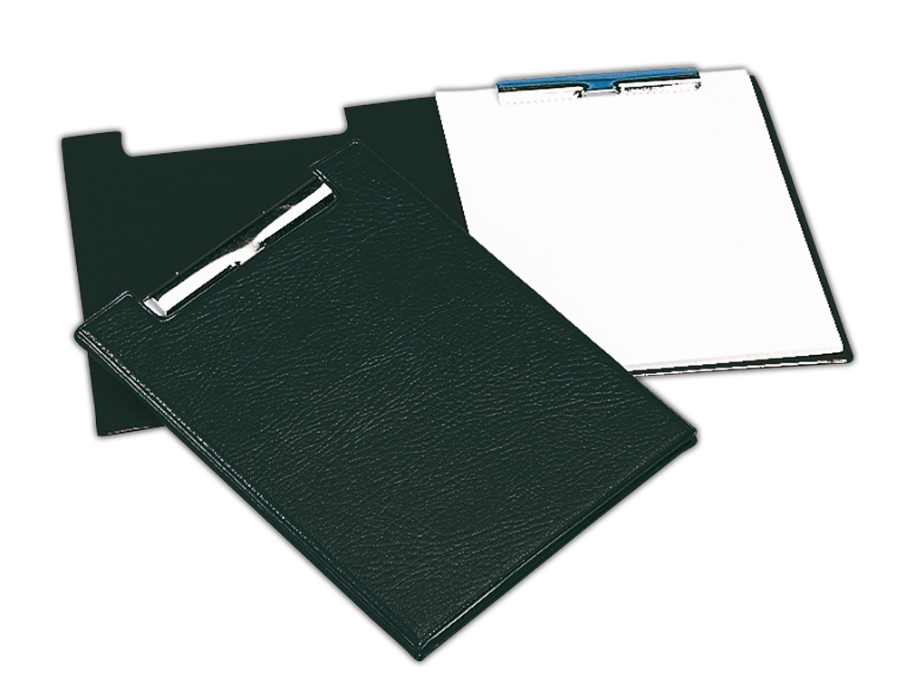 CARPETA SARO PLASTICO CON PINZA DIN A4 COLOR NEGRO