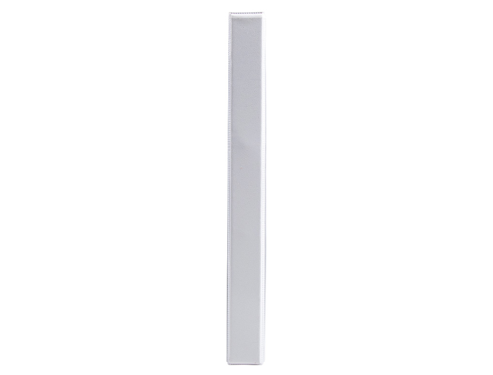 CARPETA CANGURO 2 ANILLAS MIXTAS 16MM LIDERPAPEL A4 PLASTICO COLOR BLANCO