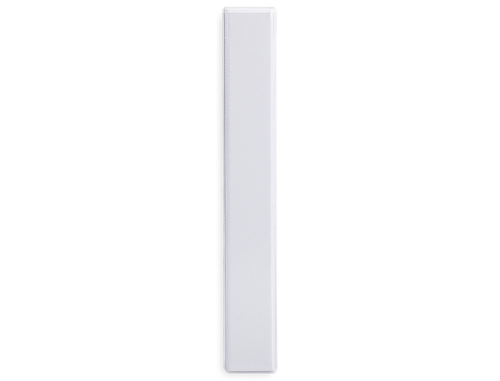 CARPETA CANGURO 4 ANILLAS MIXTAS 25MM LIDERPAPEL A4 PLASTICO COLOR BLANCO