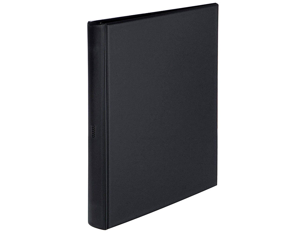 CARPETA MULTIFIN ALFA 3005-M 16 ANILLAS 25 MM PLASTICO FOLIO NEGRO