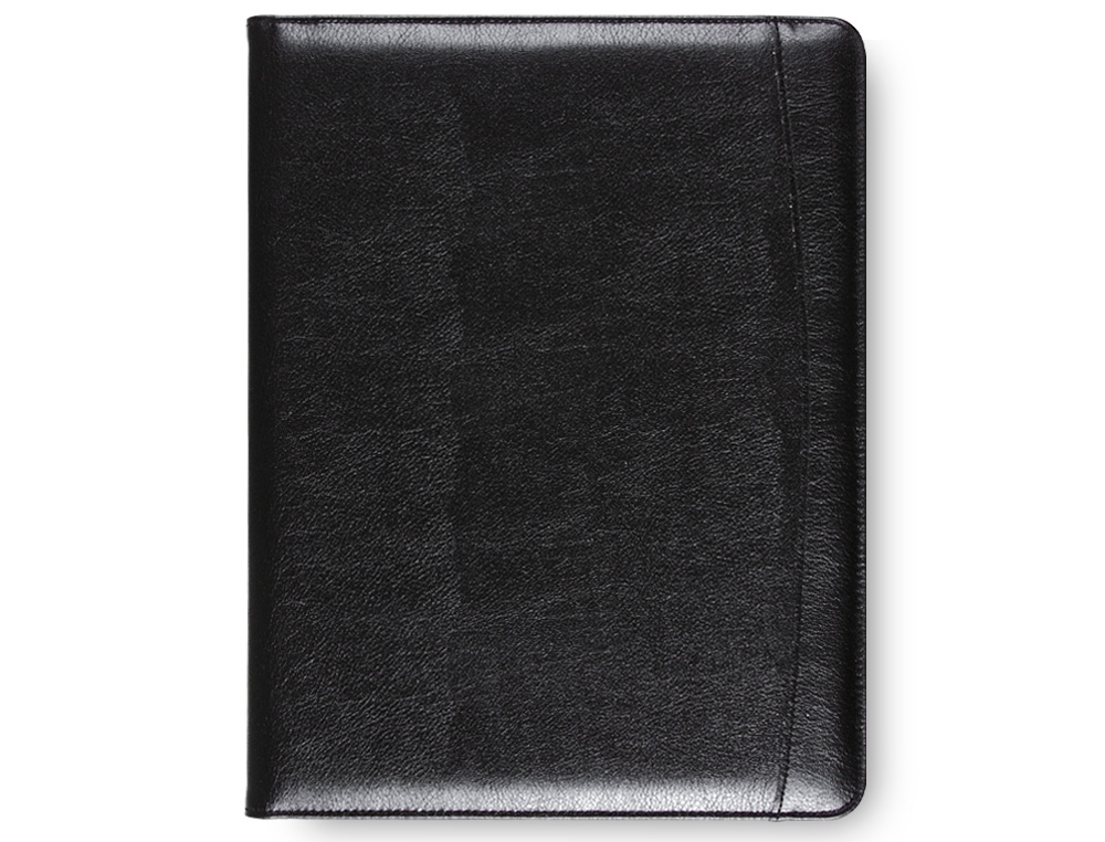 CARPETA PORTAFOLIOS Q-CONNECT SIN CREMALLERA SIN ASAS CON DEPARTAMENTOS INTERIORES COLORNEGRO 320X250 MM