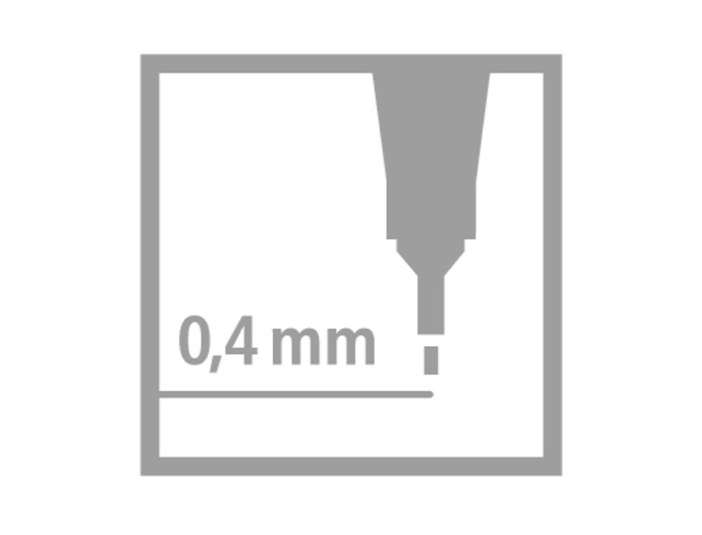ROTULADOR STABILO PUNTA DE FIB RA POINT 88 ROSA PUNTA FINA 0,4MM