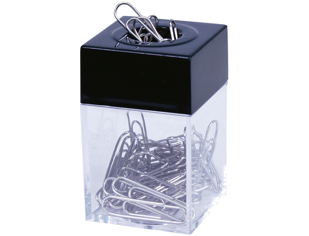 PORTACLIPS Q-CONNECT IMANTADO KF02132 CUADRADO 42X67 MM